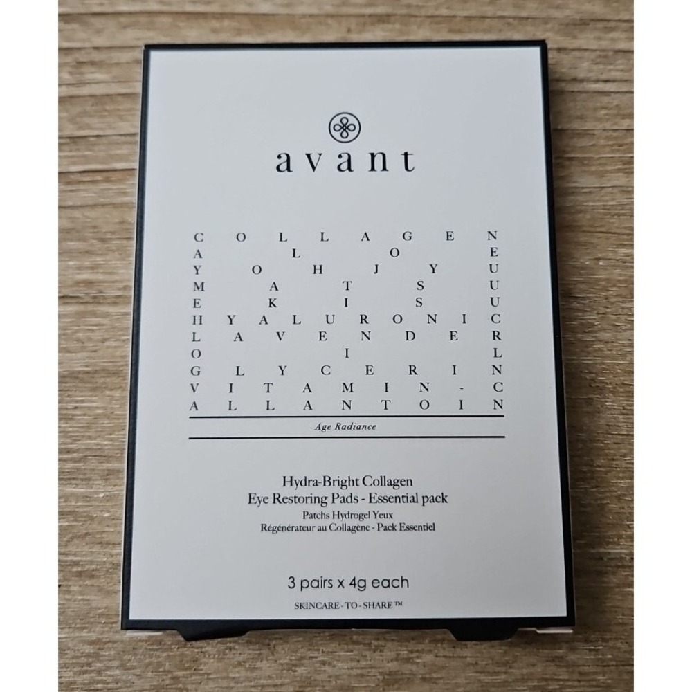 Avant Skincare Hydra-Bright Collagen Eye Restoring Pads Essential Pack 3 Pair